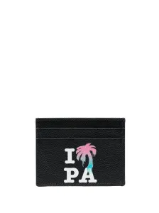PALM ANGELS - I Love Pa Leather Card Case #1634832