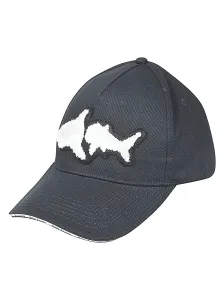PALM ANGELS X TESSABIT - Shark Baseball Cap