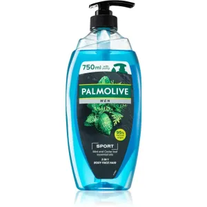 Palmolive Men Revitalising Sport shower gel for men with pump 750 ml