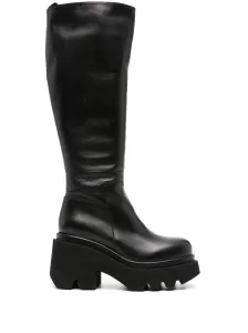 PALOMA BARCELO' - Leather Heel Boots