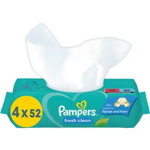 Pampers Fresh Clean wet wipes for kids for sensitive skin 4x52 pc