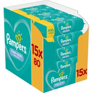 Pampers Fresh Clean wet wipes for kids for sensitive skin 15x80 pc