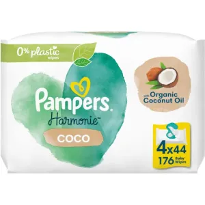 Pampers Harmonie Coconut Pure wet wipes for kids 4x44 pc