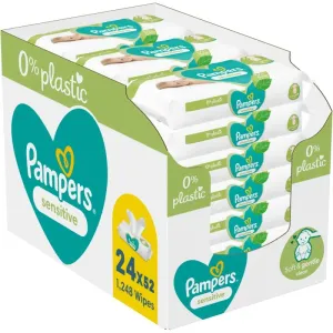 Pampers Sensitive Plastic Free wet wipes for kids for sensitive skin 24x52 pc