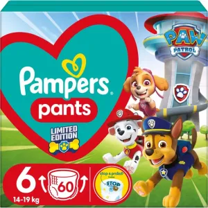 Pampers Pants Paw Patrol Size 6 disposable nappy pants 14-19 kg 60 pc