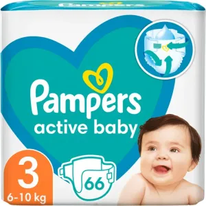 Pampers Active Baby Size 3 disposable nappies 6-11 kg 66 pc