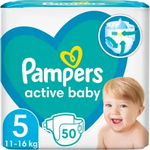 Pampers Active Baby Size 5 disposable nappies 11-16 kg 50 pc