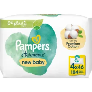 Pampers Harmonie New Baby wet wipes for kids 4x46 pc