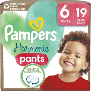 Pampers Harmonie Pants Size 6 nappy covers 15+ kg 19 pc