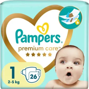 Pampers Premium Care Size 1 disposable nappies 2-5 kg 26 pc