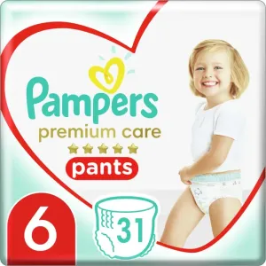 Pampers Premium Care Pants Extra Large Size 6 disposable nappy pants 15+ kg 31 pc