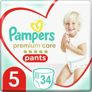 Pampers Premium Care Pants Junior Size 5 disposable nappy pants 12-17 kg 34 pc