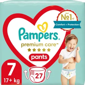 Pampers Premium Care Pants Size 7 disposable nappy pants 17+ kg 27 pc