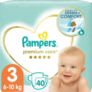 Pampers Premium Care Size 3 disposable nappies 6-10 kg 40 pc
