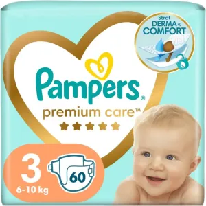 Pampers Premium Care Size 3 disposable nappies 6-10 kg 60 pc