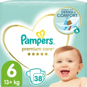 Pampers Premium Care Size 6 disposable nappies 13+ kg 38 pc