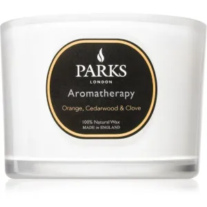 Parks London Aromatherapy Orange, Cedarwood & Clove scented candle 80 g