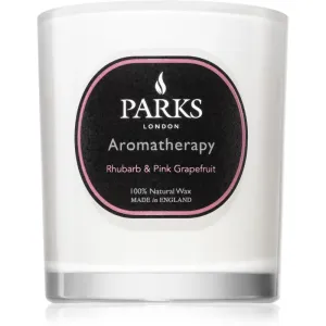 Parks London Aromatherapy Rhubarb & Pink Grapefruit scented candle 220 g