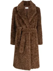 PAROSH - Long Faux Fur Coat