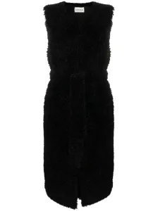 PAROSH - Long Faux Fur Waistcoat #1650502