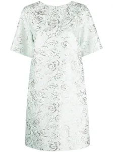 PAROSH - Lurex Jacquard Short Dress #1749197