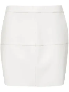 PAROSH - Leather Mini Skirt