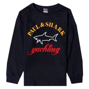 Paul & Shark Boy's Logo Sweater Navy 14Y