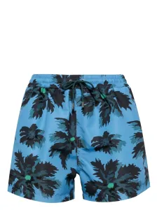 PAUL SMITH - Palm Burst Print Swim Shorts