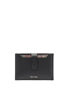 PAUL SMITH - Logo Leather Credit Card Case #1763278