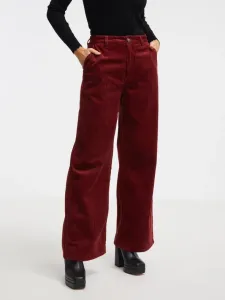 Pepe Jeans Cecilia Cord Trousers Red #1763593