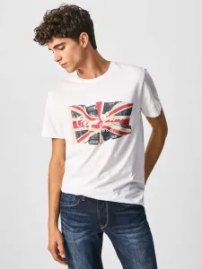 Pepe Jeans Flag T-shirt White