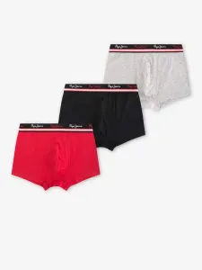 Pepe Jeans Rogan Boxers 3 Piece Red