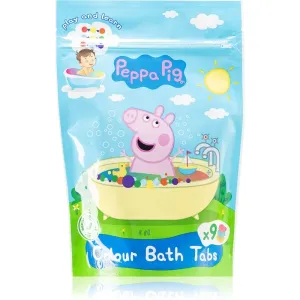 Peppa Pig Colour Bath Tabs colourful fizzy bath tablets 9x16 g #1415765