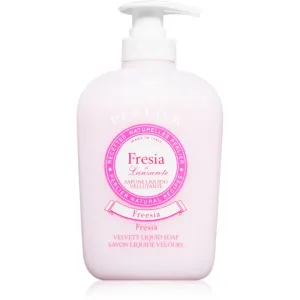 Perlier Freesia liquid soap for hands and body 300 ml