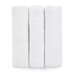 Petite&Mars Moussy cloth nappies Total White 68 x 68 cm 3 pc