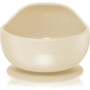 Petite&Mars Take&Match Silicone Bowl bowl with suction cup Desert Sand 6 m+ 360 ml