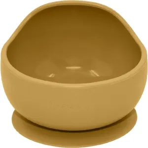 Petite&Mars Take&Match Silicone Bowl bowl with suction cup Intense Ochre 6 m+ 360 ml