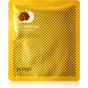 Petitfée Gold & Snail intensive hydrogel mask with snail extract 30 g #260603