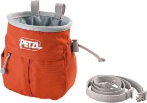 Petzl Sakapoche Red Bag and Magnesium for Climbing