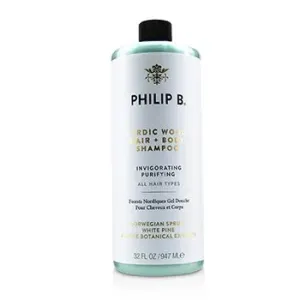 Philip BNordic Wood Hair + Body Shampoo (Invigorating Purifying - All Hair Types) 947ml/32oz
