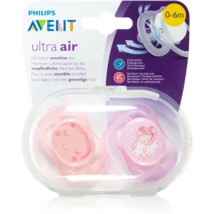 Philips Avent Soother Ultra Air 0-6 m dummy Girl 2 pc