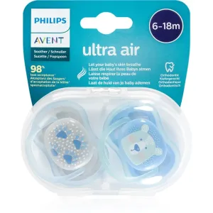Philips Avent Soother Ultra Air 6-18 m dummy Paw/Bear 2 pc #297812