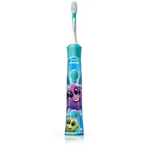 Philips Sonicare For Kids HX6322/04 kids' sonic electric toothbrush with Bluetooth Aqua 1 pc
