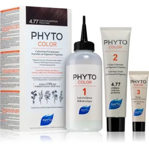 Phyto Color hair colour ammonia-free shade 4.77 Intense Chestnut Brown