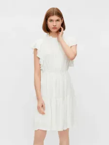 Pieces Liz Dresses White #231530