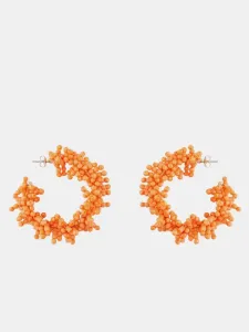 Pieces Teads Earrings Orange