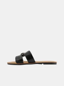 Pieces Abia Slippers Black