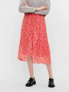 Pieces Rio Skirt Red