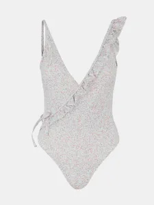 Pieces Gaby One-piece Swimsuit White