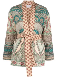 PIERRE-LOUIS MASCIA - Printed Silk Blend Kimono #1632802